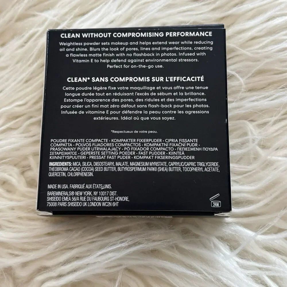 Bareminerals Original Mineral Veil Pressed Setting Powder Translucent